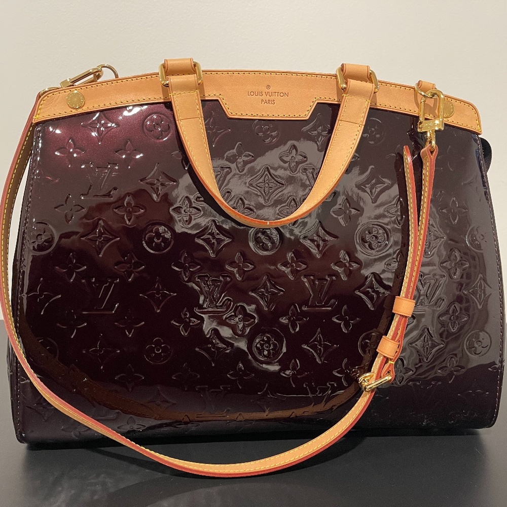 Louis Vuitton Vernis Brea GM Amarante